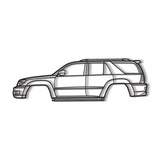 2003 4Runner 4th Gen (N210) Metal Car Wall Art - NC0304