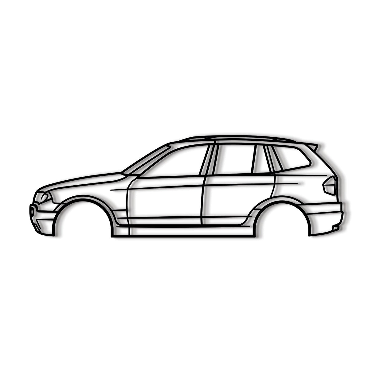 2004 X3 E83 1st Gen Metal Car Wall Art - NC0318