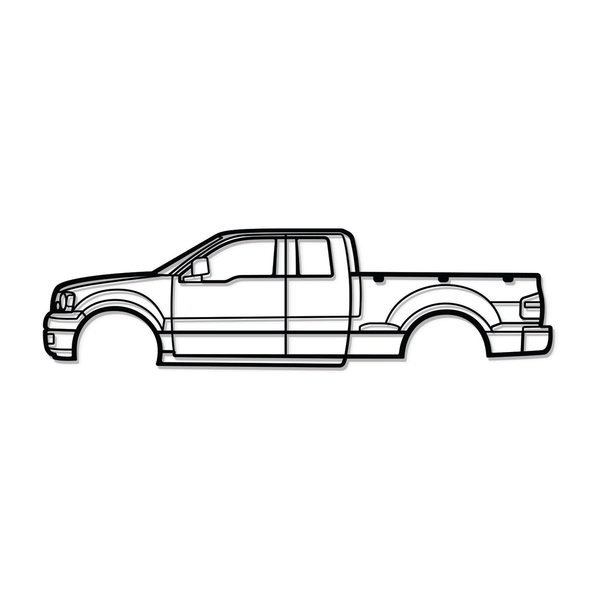 2004 F-150 11th Gen Metal Car Wall Art - NC0314