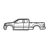 2004 F-150 11th Gen Metal Car Wall Art - NC0314