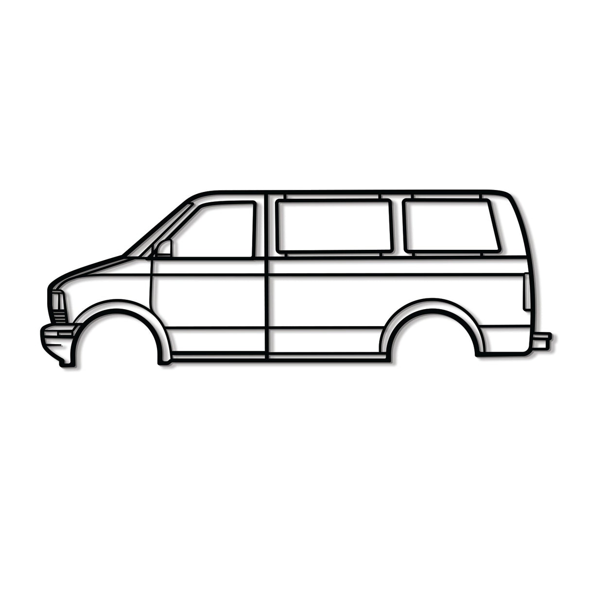 2004 Astro Van Metal Car Wall Art - NC0310