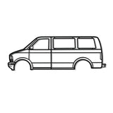 2004 Astro Van Metal Car Wall Art - NC0310