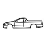 2004 Commodore UTE SS Metal Car Wall Art - NC0313