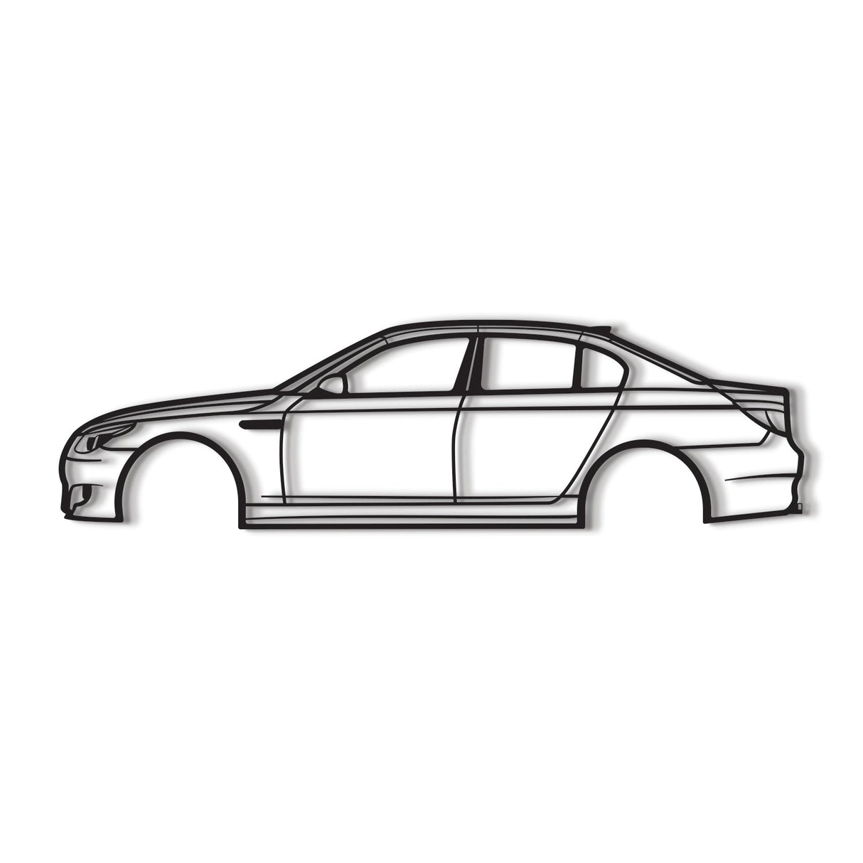 2005 M5 E60 Metal Car Wall Art - NC0323