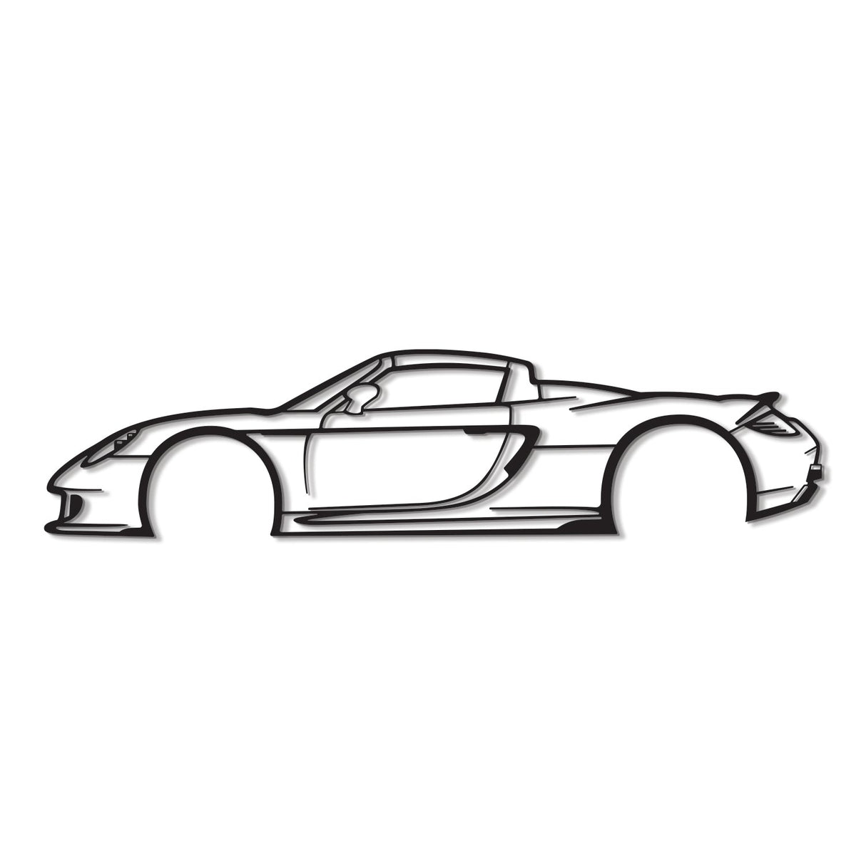 Carrera GT Metal Car Wall Art - NC0894