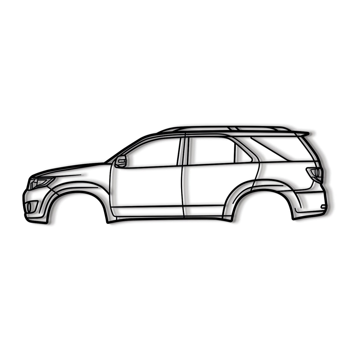 2005 Fortuner 1st Gen Metal Car Wall Art - NC0322