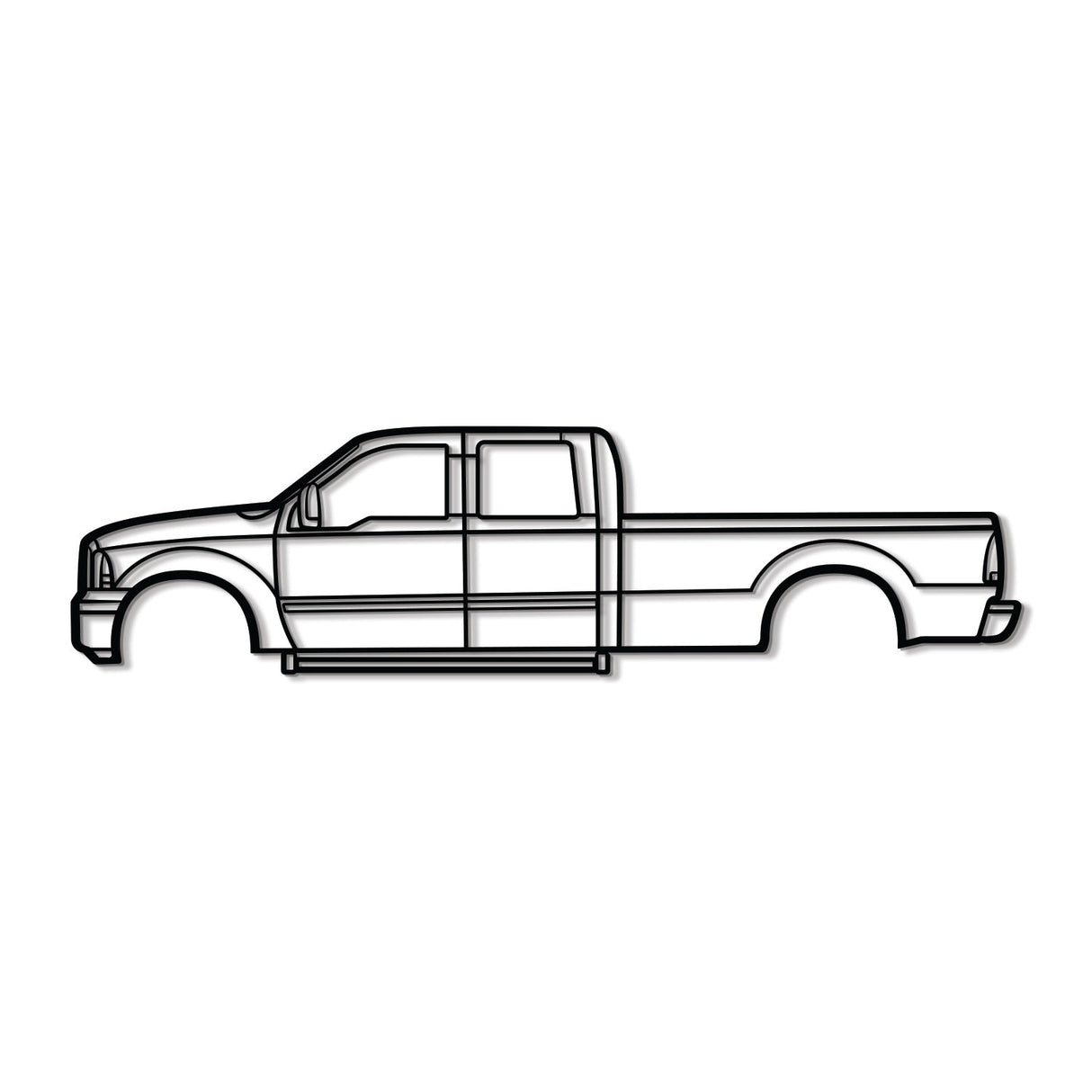 2006 F-250 Metal Car Wall Art - NC0330