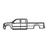 2006 F-250 Metal Car Wall Art - NC0330