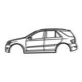 2006 M-Class W164 2nd Gen Metal Car Wall Art - NC 0333