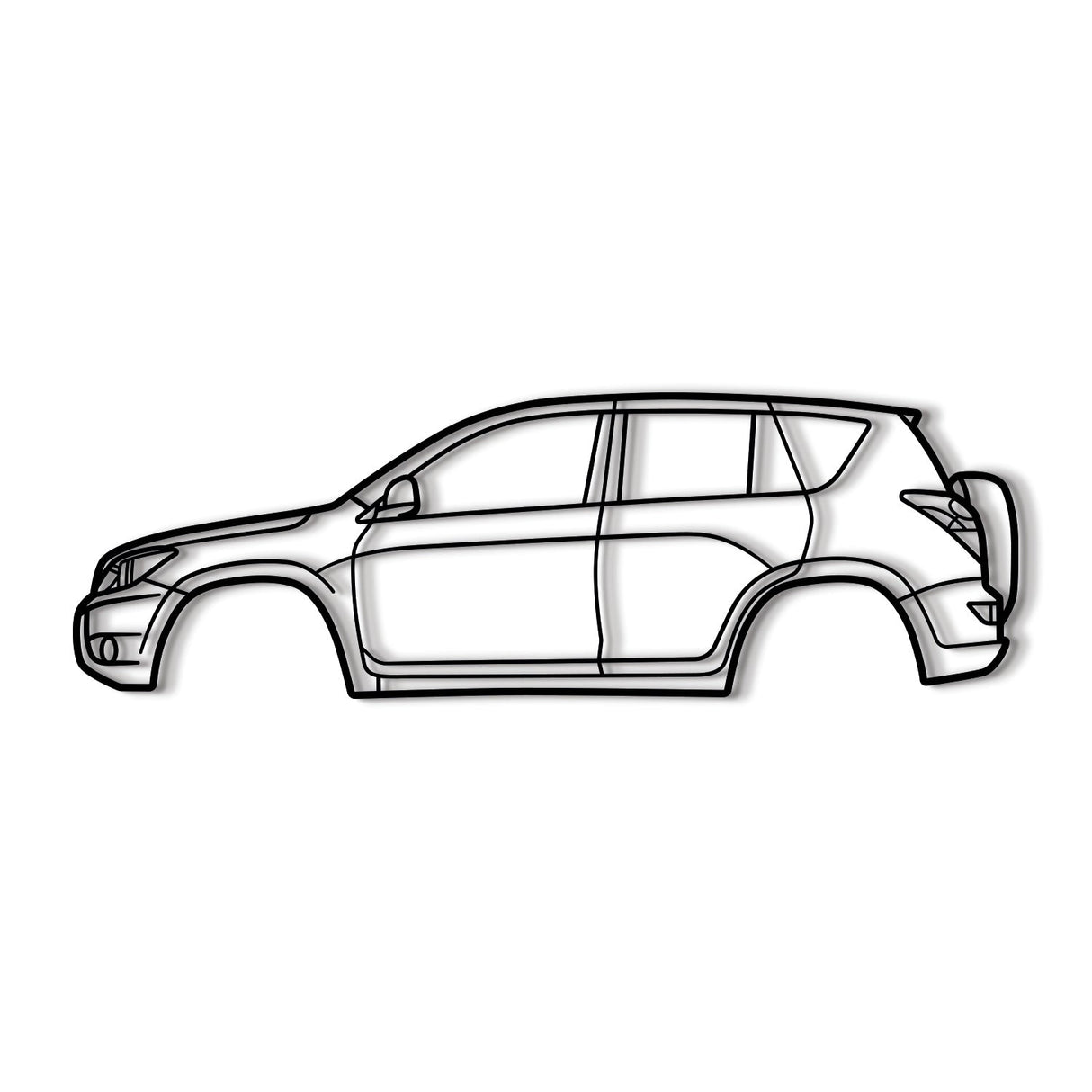 2006 Rav4 3rd Gen (XA30) Metal Car Wall Art - NC0334