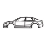 2007 RS4 Metal Car Wall Art - NC0348