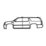 2007 Escalade ESV 3rd Gen Metal Car Wall Art - NC0345