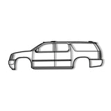 2007 Yukon 3rd Gen Metal Car Wall Art - NC0357