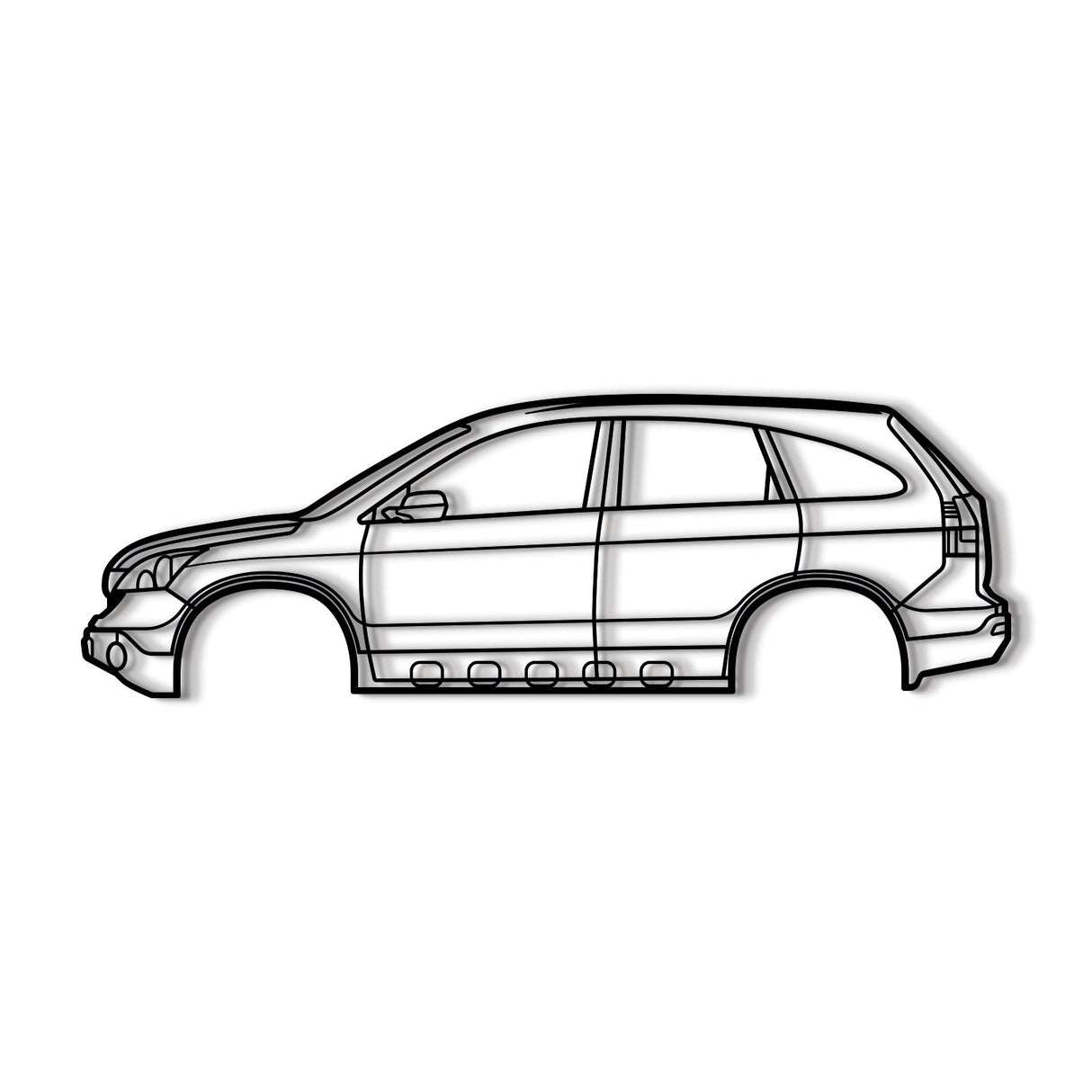 2007 CR-V 3rd Gen Metal Car Wall Art - NC0343