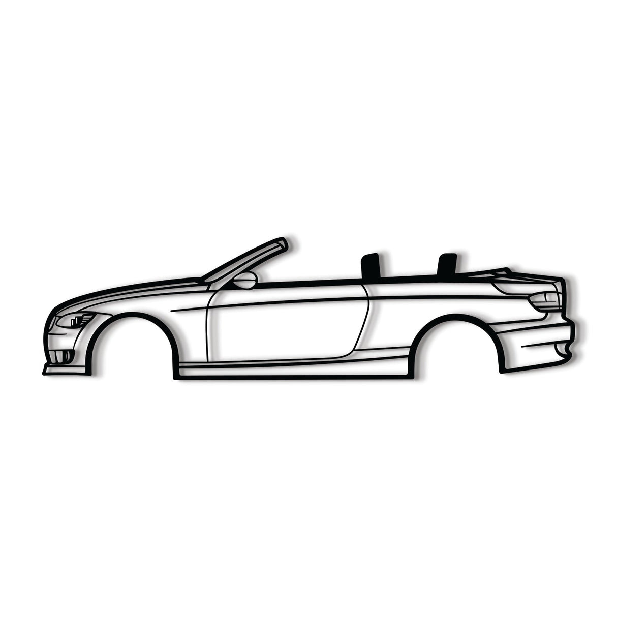 2008 E93 Cabrio Metal Car Wall Art - NC0364