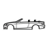 2008 E93 Cabrio Metal Car Wall Art - NC0364