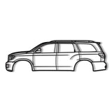 2008 Sequoia 2nd Gen (XK60) Metal Car Wall Art - NC0376