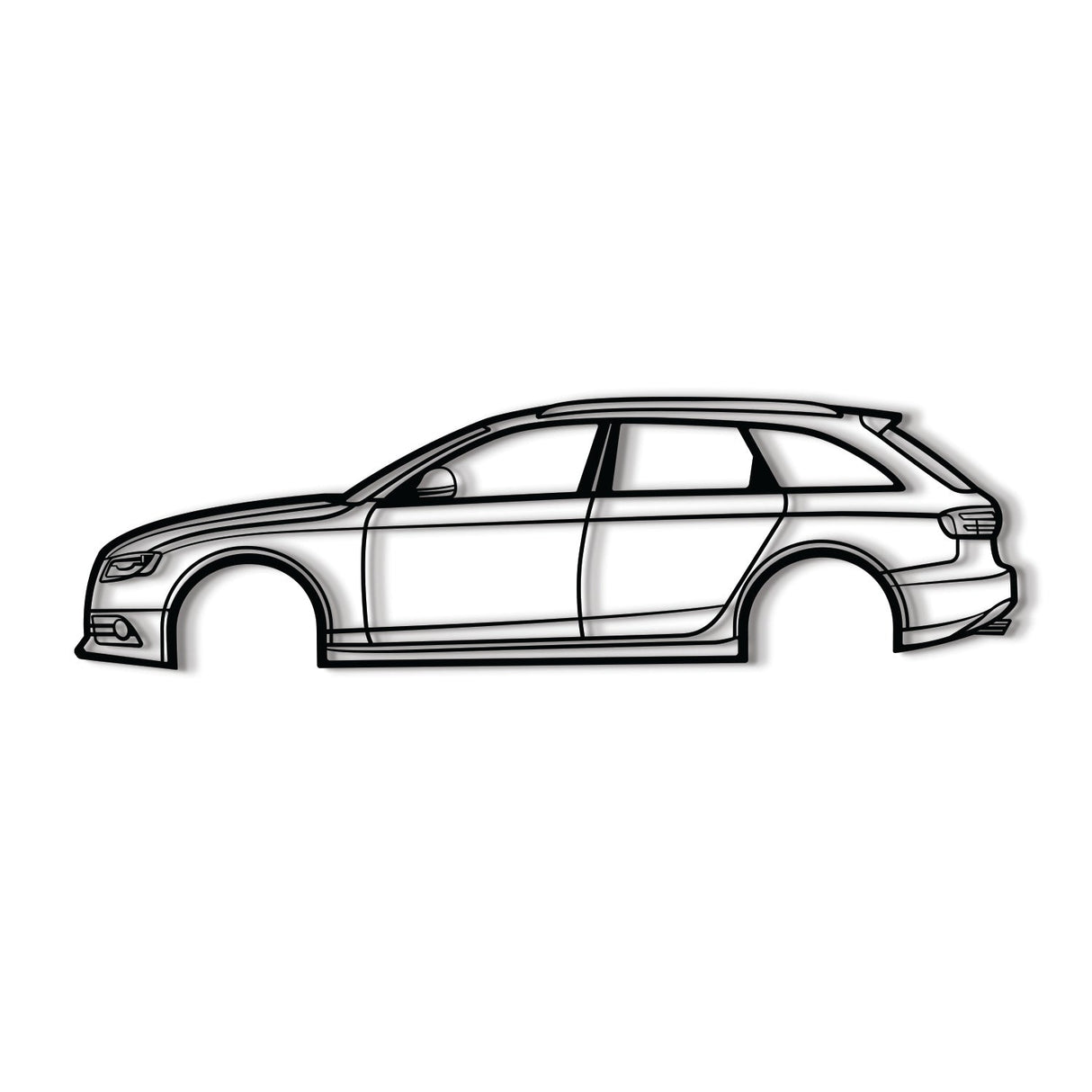 2009 S4 Avant Metal Car Wall Art - NC0393