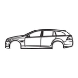 2009 Commodore Wagon Metal Car Wall Art - NC0383