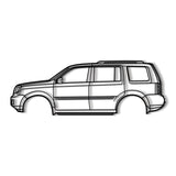 2009 Pilot 2nd Gen Metal Car Wall Art - NC0392