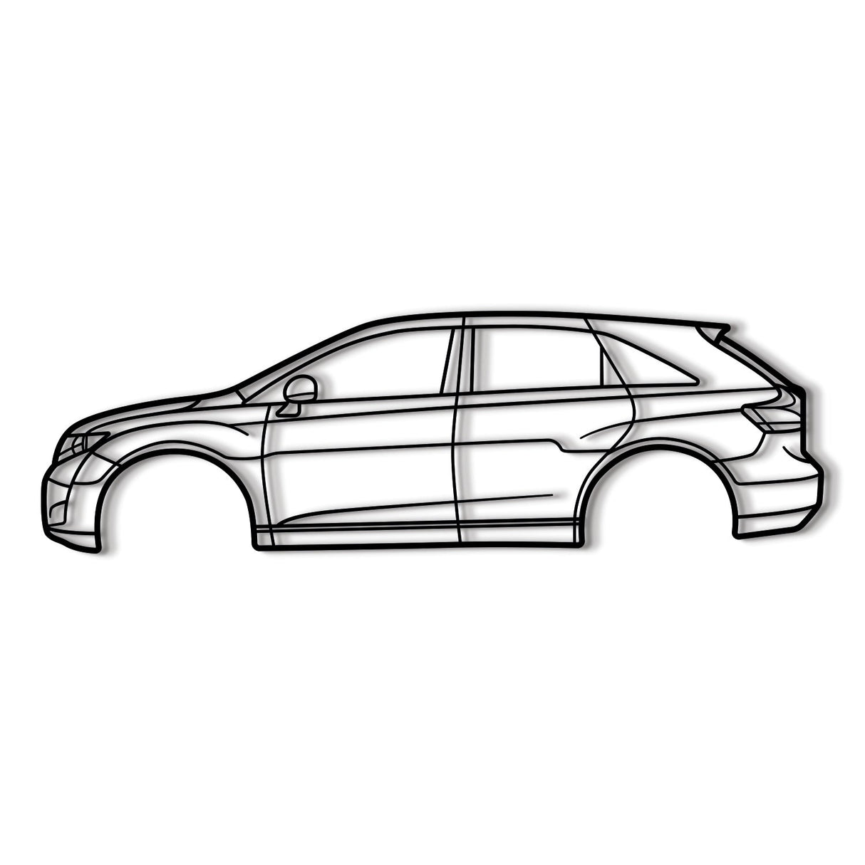 2009 Venza 1st Gen (AV10) Metal Car Wall Art - NC0394