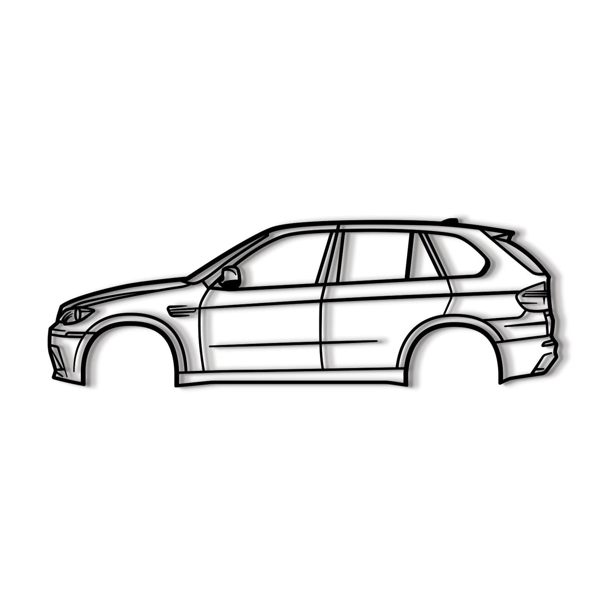 2010 X5 M E70 2nd Gen Metal Car Wall Art - NC0410