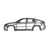 2010 X6 M E71 1st Gen Metal Car Wall Art - NC0412