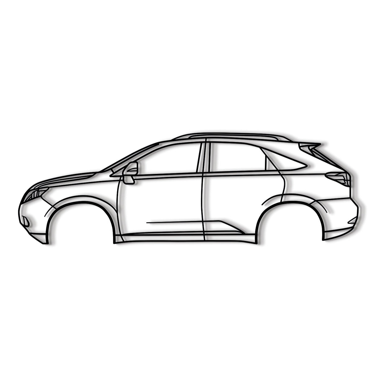 2010 RX 3rd Gen Metal Car Wall Art - NC0408