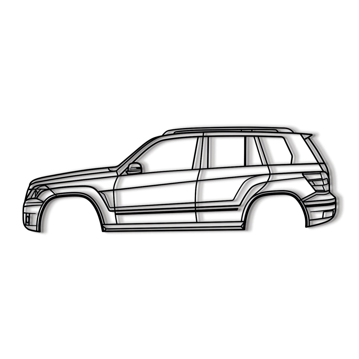 2010 GLK-Class (X204) 1st Gen Metal Car Wall Art - NC0402