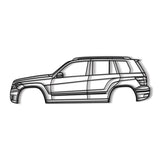 2010 GLK-Class (X204) 1st Gen Metal Car Wall Art - NC0402