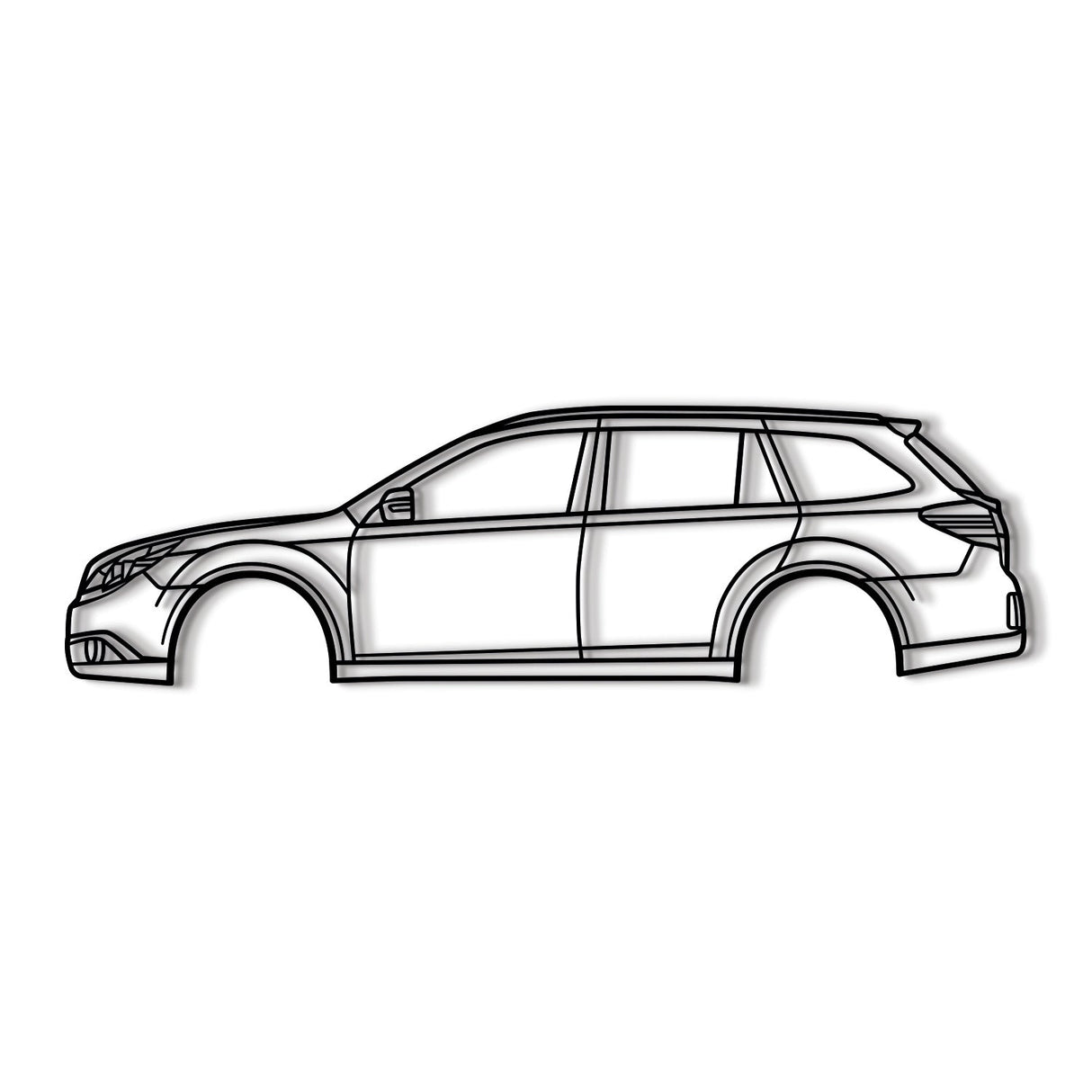 2010 Outback 4th Gen Metal Car Wall Art - NC0407