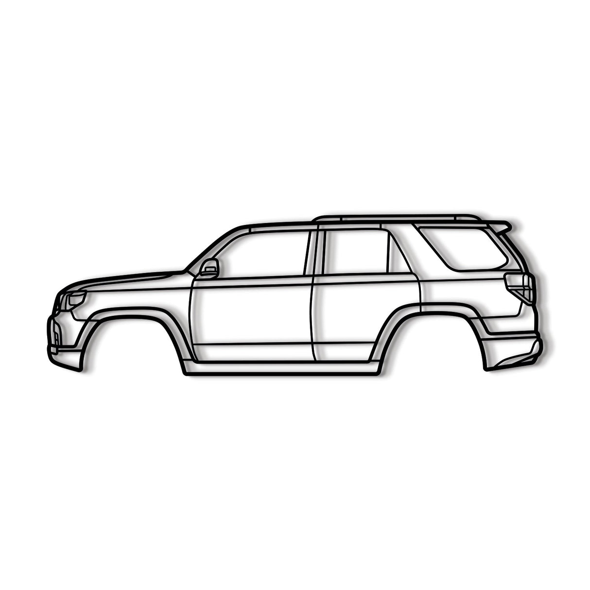 2010 4Runner 5th Gen (N280) Metal Car Wall Art - NC0399