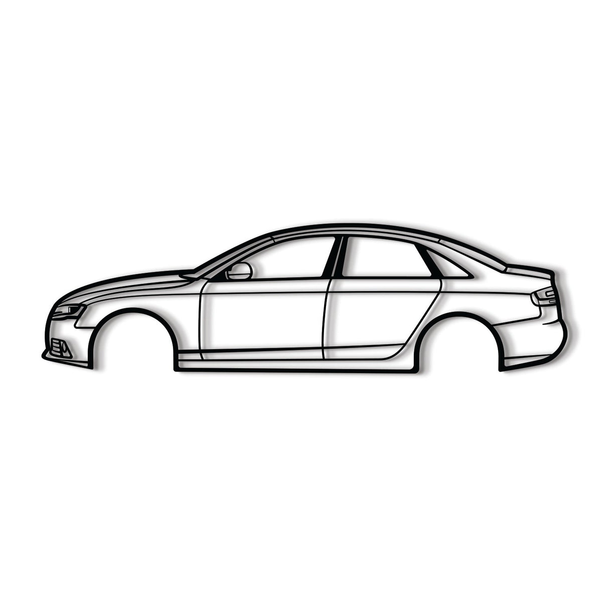 2011 A4 B8 Metal Car Wall Art - NC0414