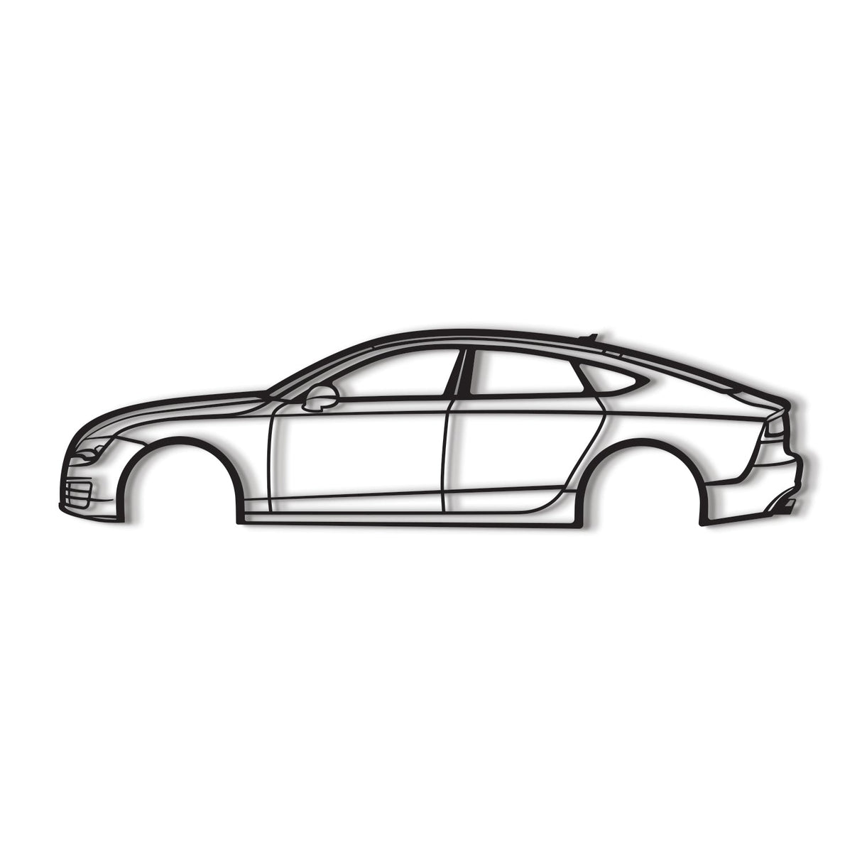 2011 A7 Quattro Metal Car Wall Art - NC0415