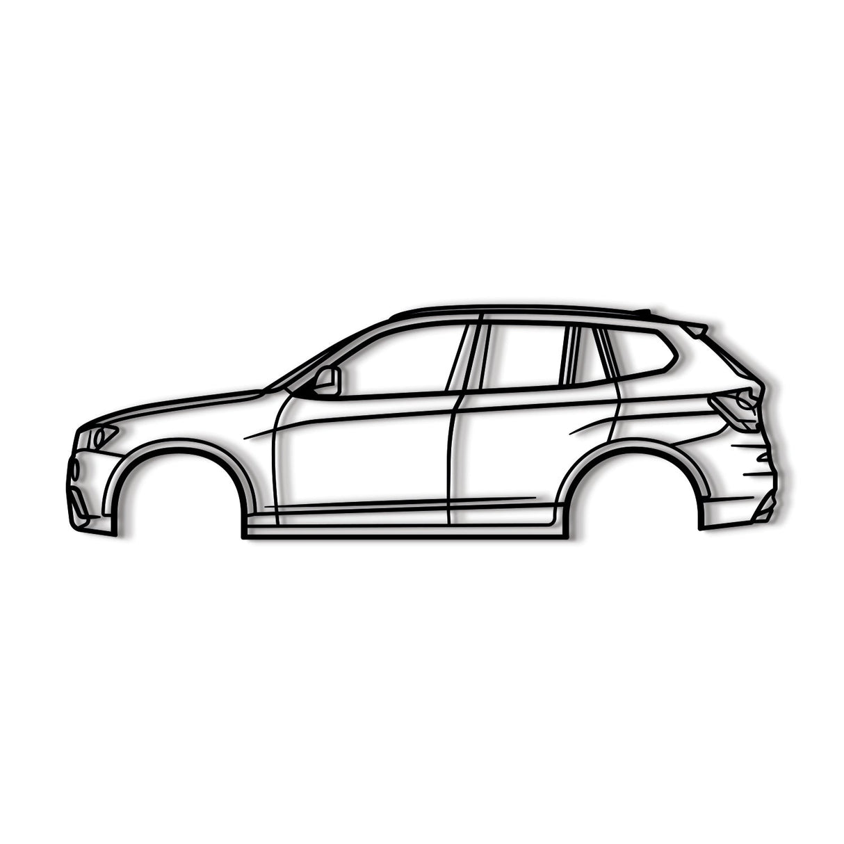 2011 X3 F25 2nd Gen Metal Car Wall Art - NC0424