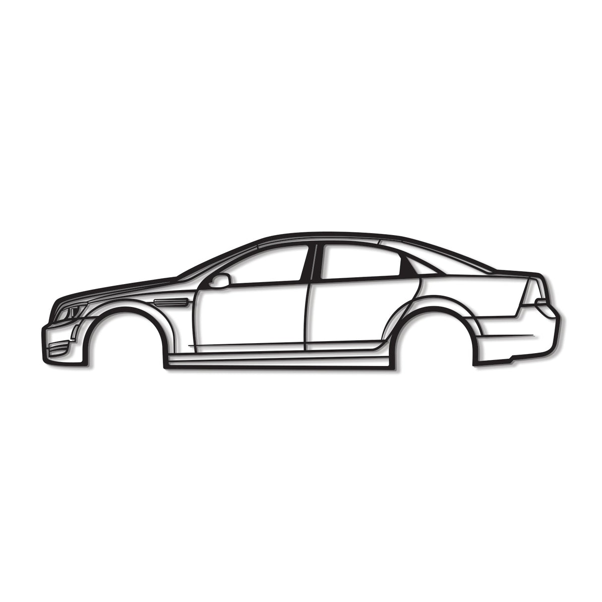 2011 Caprice Metal Car Wall Art - NC0416