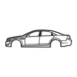 2011 Caprice Metal Car Wall Art - NC0416