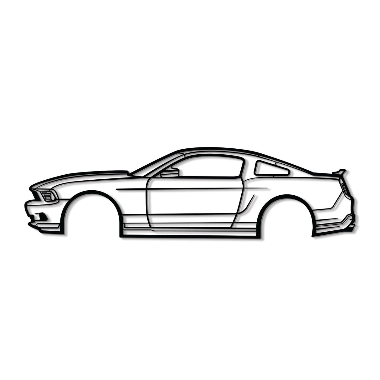 2011 Mustang Metal Car Wall Art - NC0420