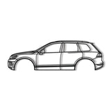 2011 Touareg 2nd Gen (7P) Metal Car Wall Art - NC0423