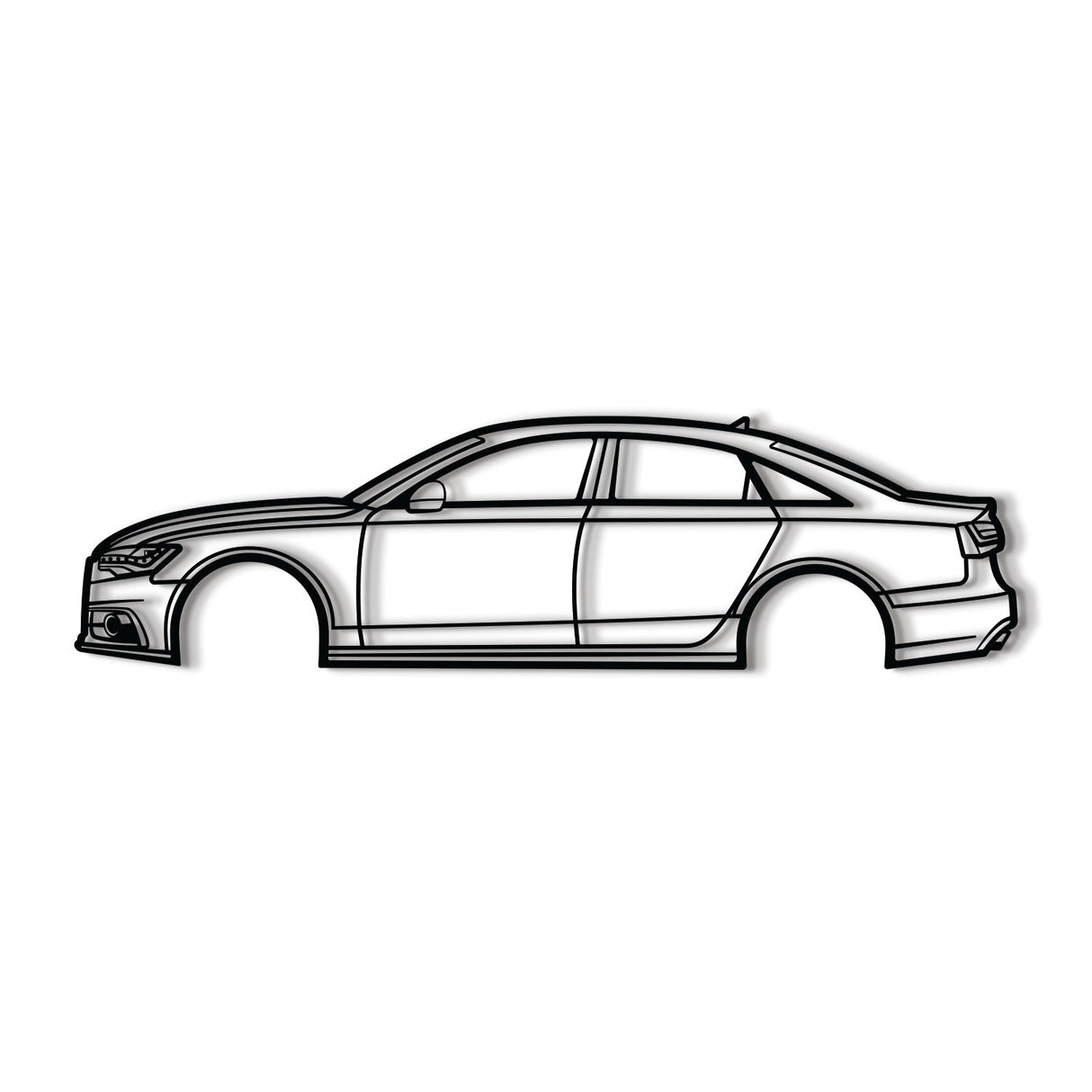 2012 A6 Metal Car Wall Art - NC0470