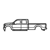 2012  F-350 Longbed Metal Car Wall Art - NC0425