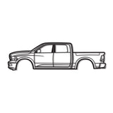 2013 Ram 1500 HEMI Metal Car Wall Art - NC0485