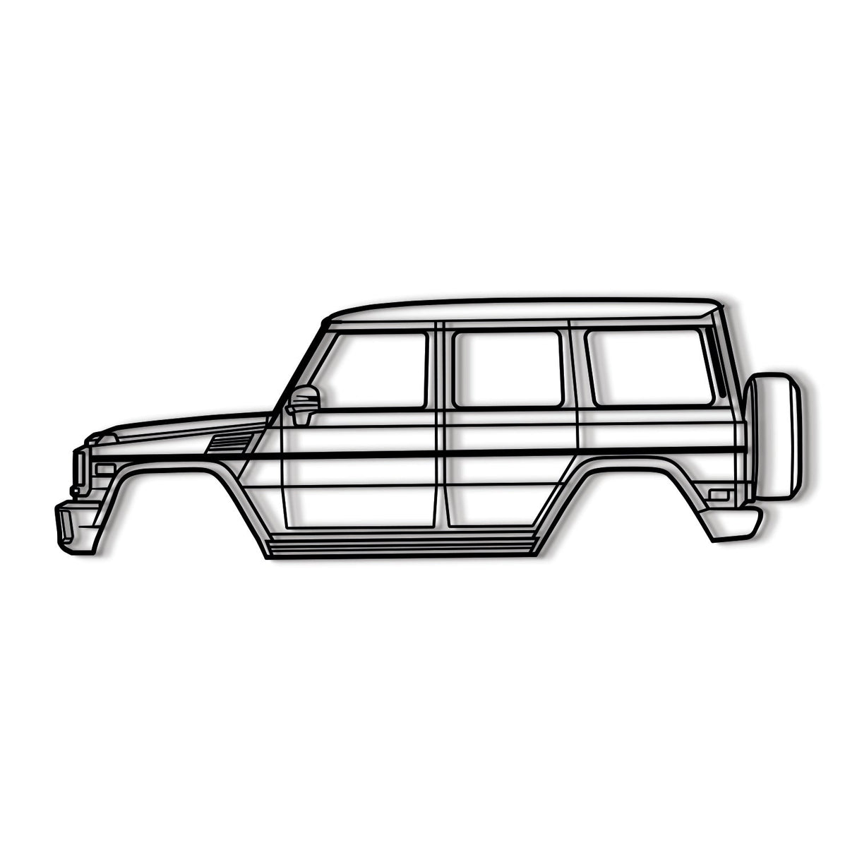 2013 AMG G63 W463 (1st Gen) Metal Car Wall Art - NC0479