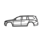 2013 GL-Class X166 (2nd Gen) Metal Car Wall Art - NC0482