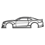 2014 Camaro Z28 Widebody Metal Car Wall Art - NC0499