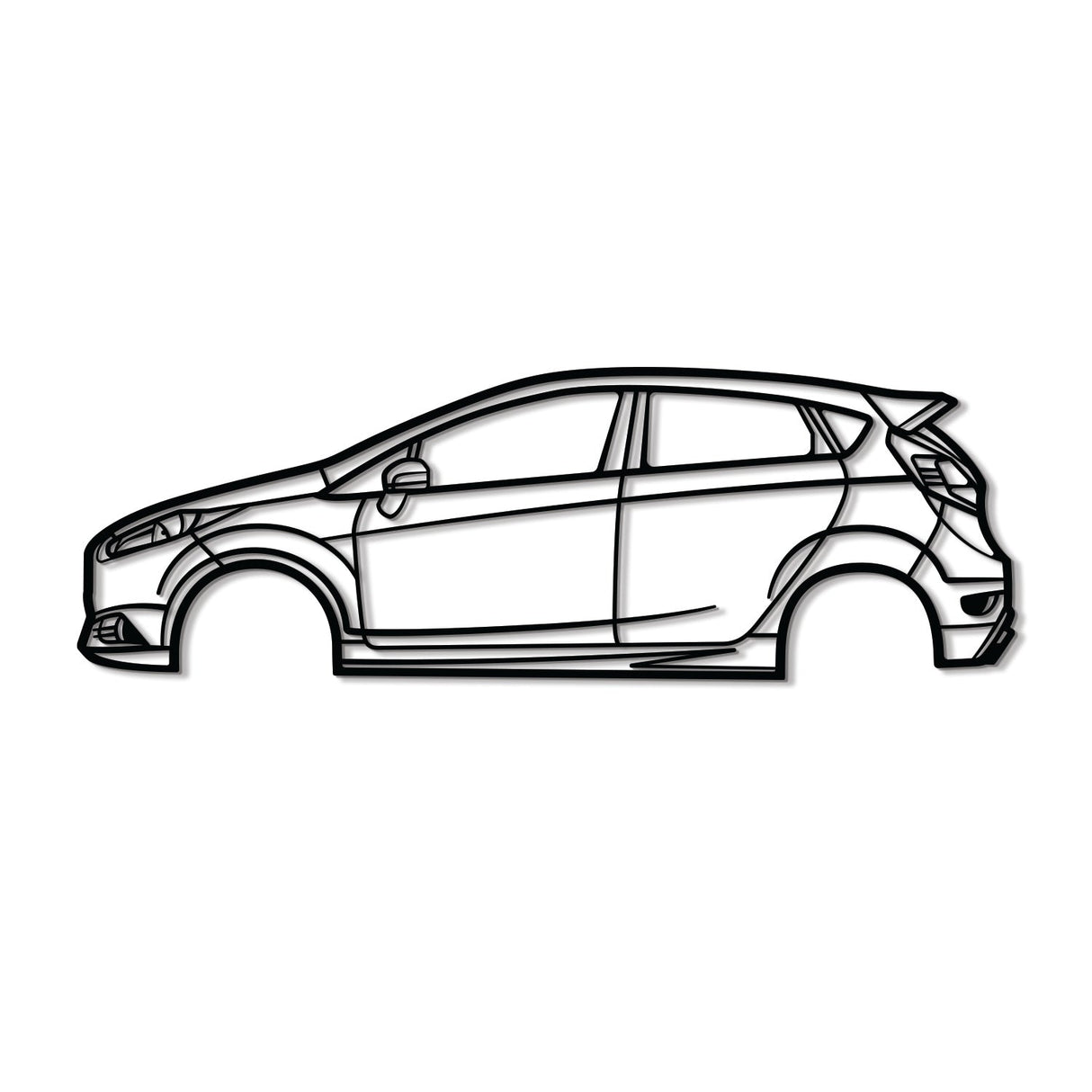 2014 Fiesta ST Metal Car Wall Art - NC0503