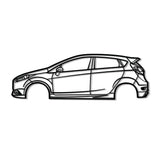 2014 Fiesta ST Metal Car Wall Art - NC0503