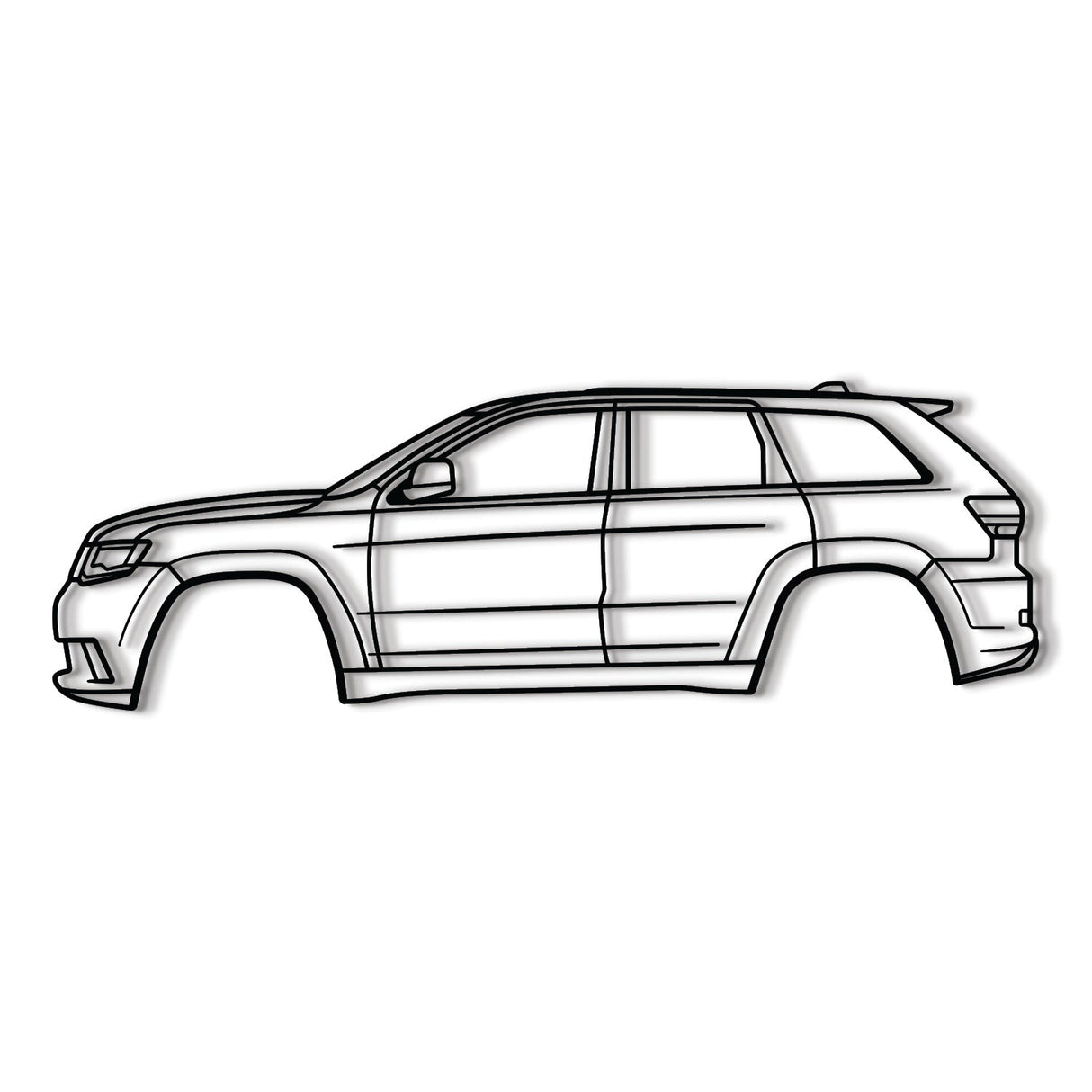 2014 Grand Cherokee SRT WK2 (4th Gen) Metal Car Wall Art - NC0506