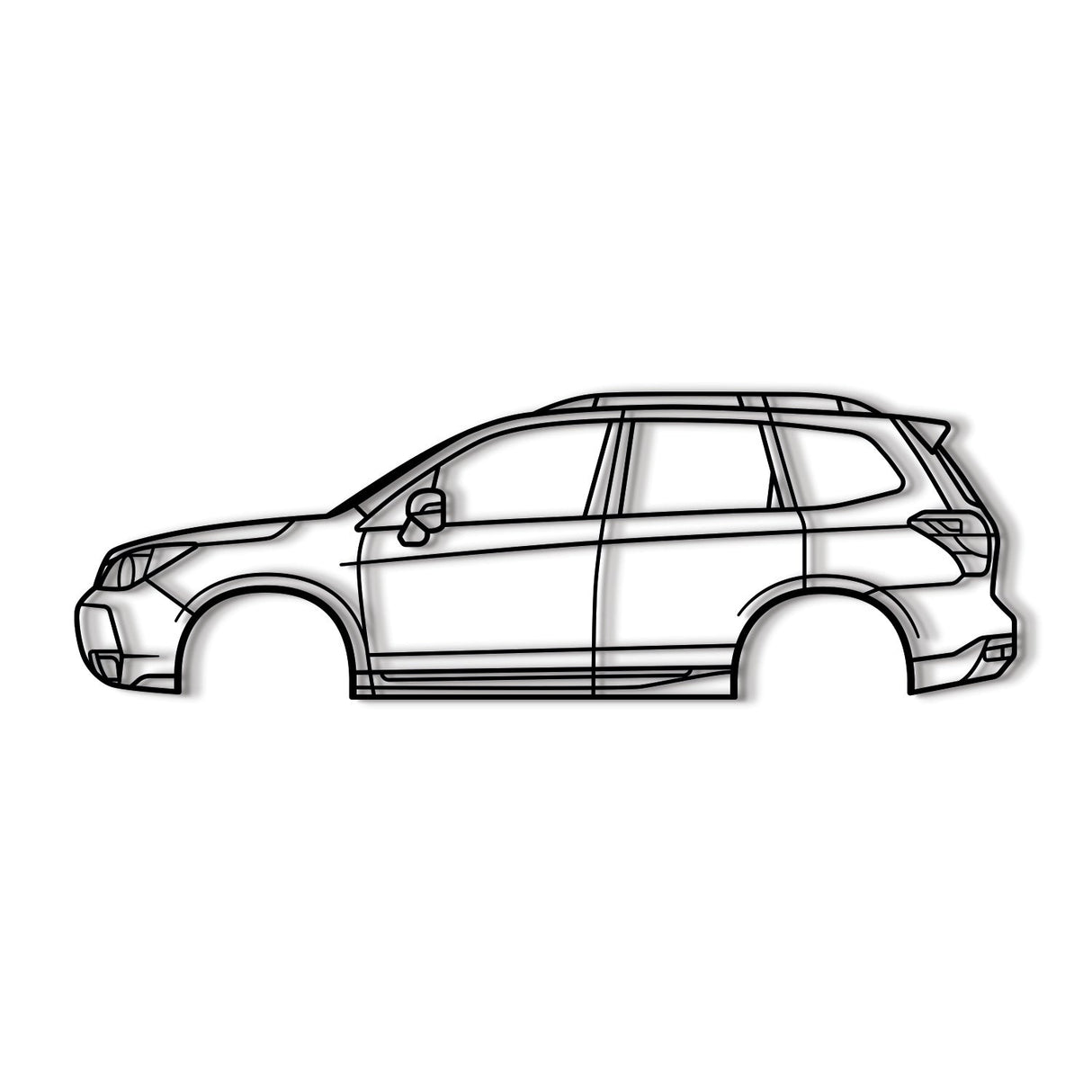 2014 Forester 4th Gen Metal Car Wall Art - NC0504