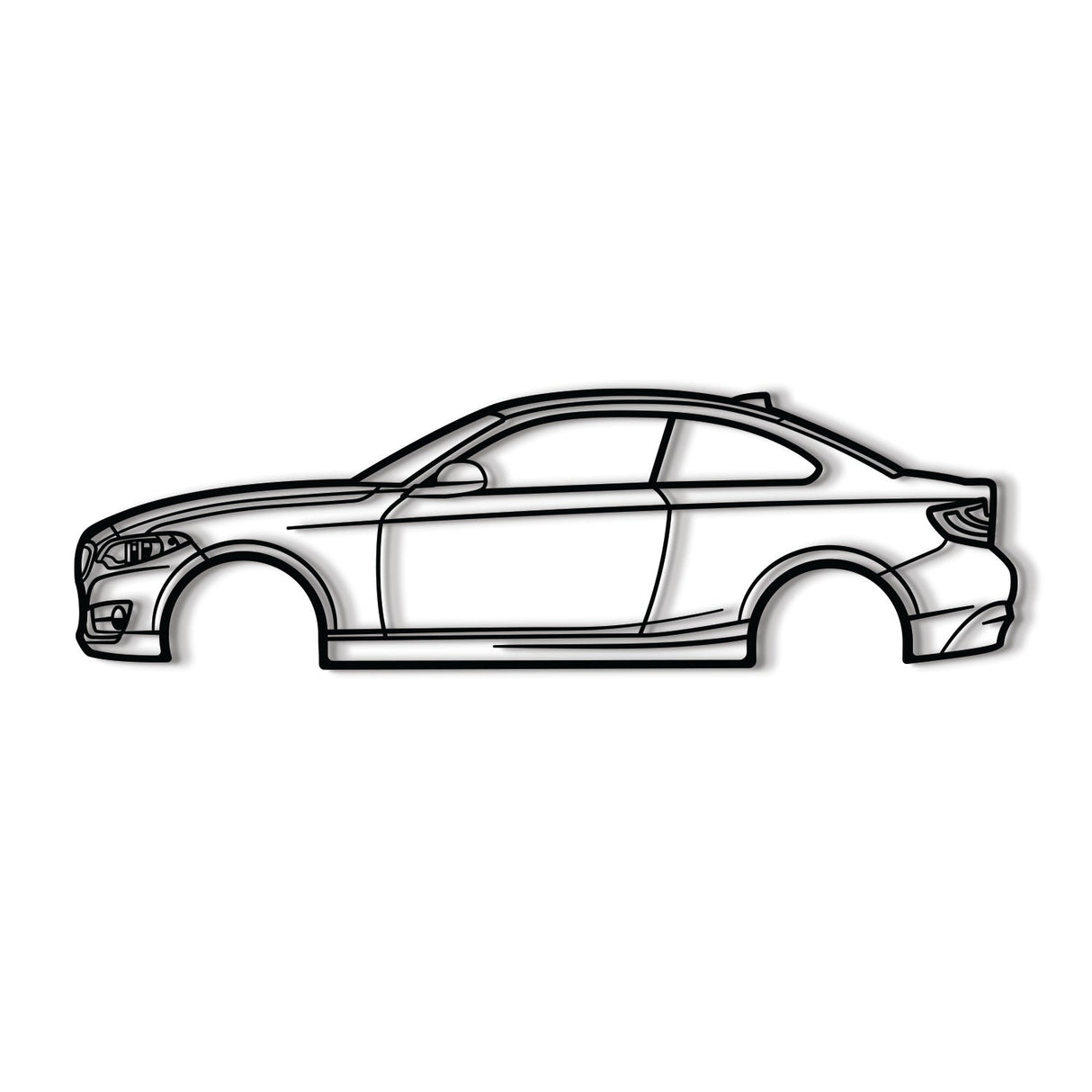 2015 2 SERIE COUPE Metal Car Wall Art - NC0517